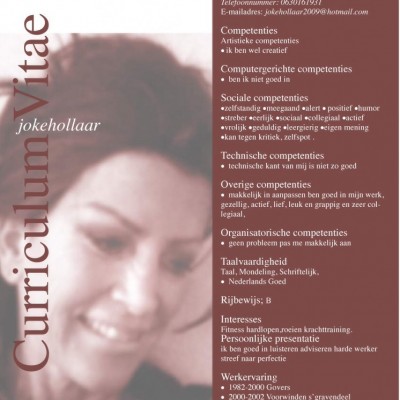 Talentcard van Joke Hollaar