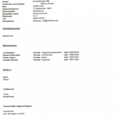 Talentcard van abdullah karaca